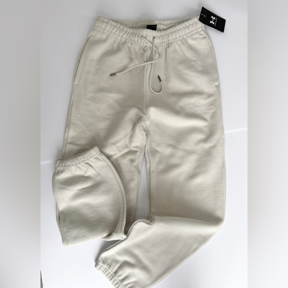 Under Armour Icon Terry Varsity Jogger NWT